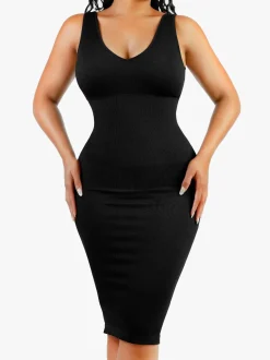 Shapewear Seamless Sleeveless Slimming Dress Set