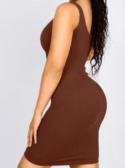 Shapewear Seamless Sleeveless Slimming Dress Set