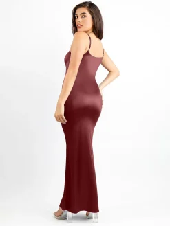 Shapewear Shine Slimming Tummy Control Maxi Slip Dress