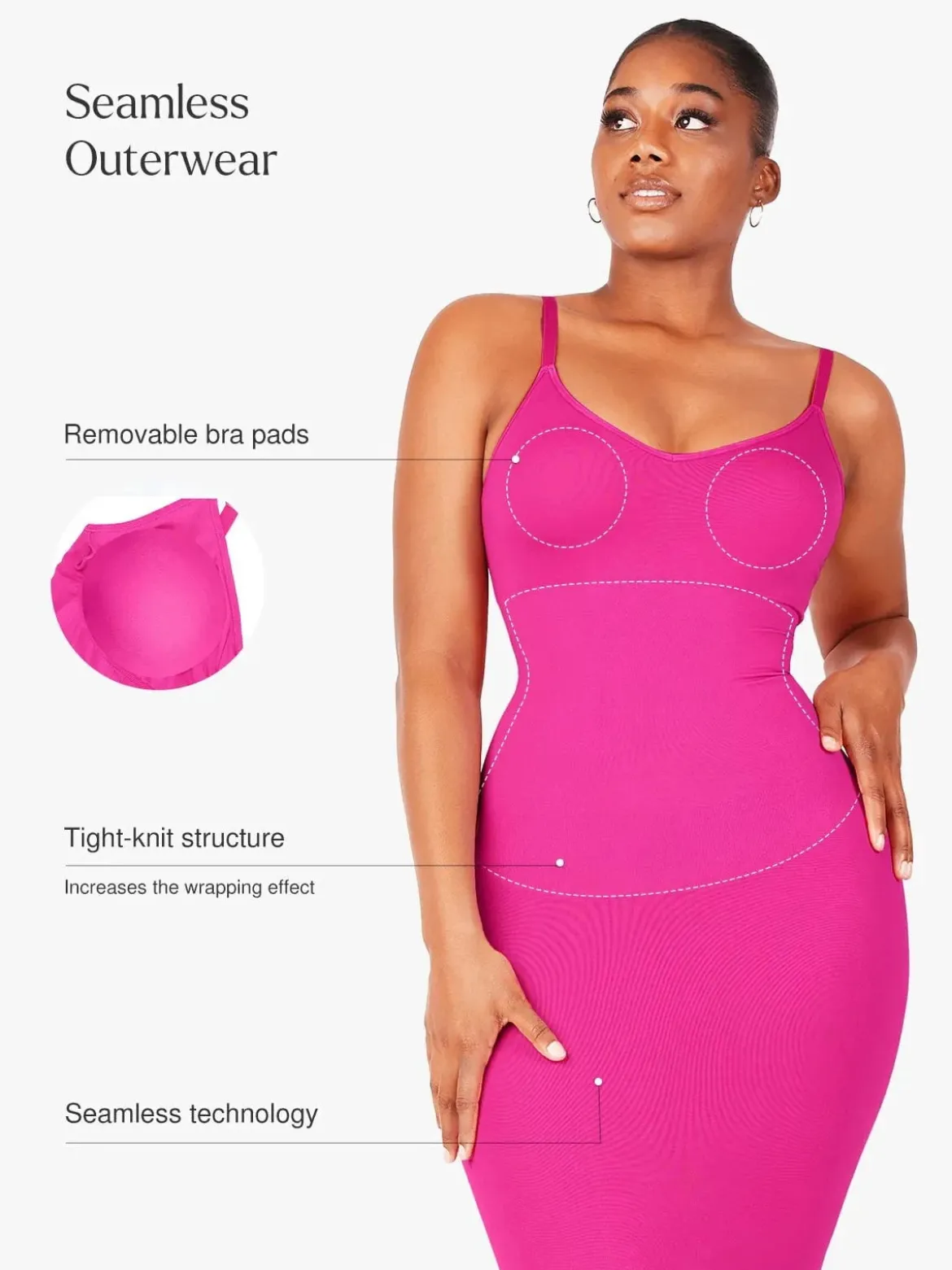 Shapewear Sleeveless Sculpting Dress Set