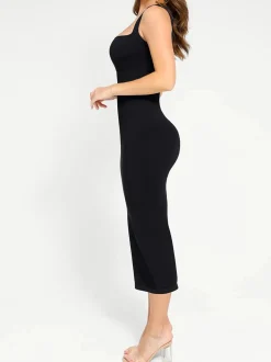 Shapewear Sleeveless Square Neck Slimming Seamless Dress