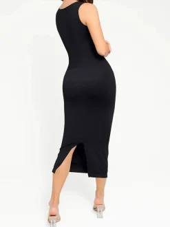 Shapewear Sleeveless Square Neck Slimming Seamless Dress