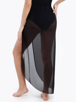 Shapewear Slimming One-Piece Swimsuit Mesh Coverup Set