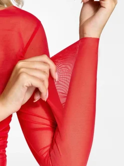 Shapewear Slip Dress Mesh Top Set