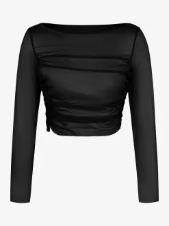 Shapewear Slip Dress Mesh Top Set