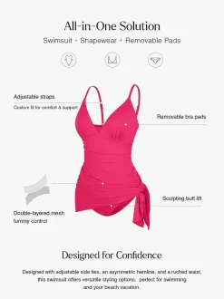 Shapewear Solid Sculpting One-Piece Swimsuit