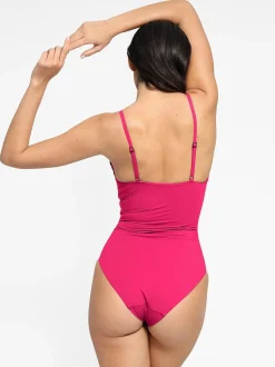 Shapewear Solid Sculpting One-Piece Swimsuit