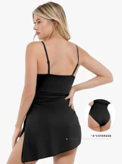 Shapewear Solid Sculpting One-Piece Swimsuit