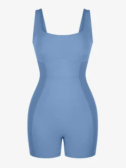 Shapewear Square Neck Strappy Romper