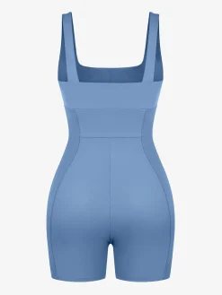 Shapewear Square Neck Strappy Romper