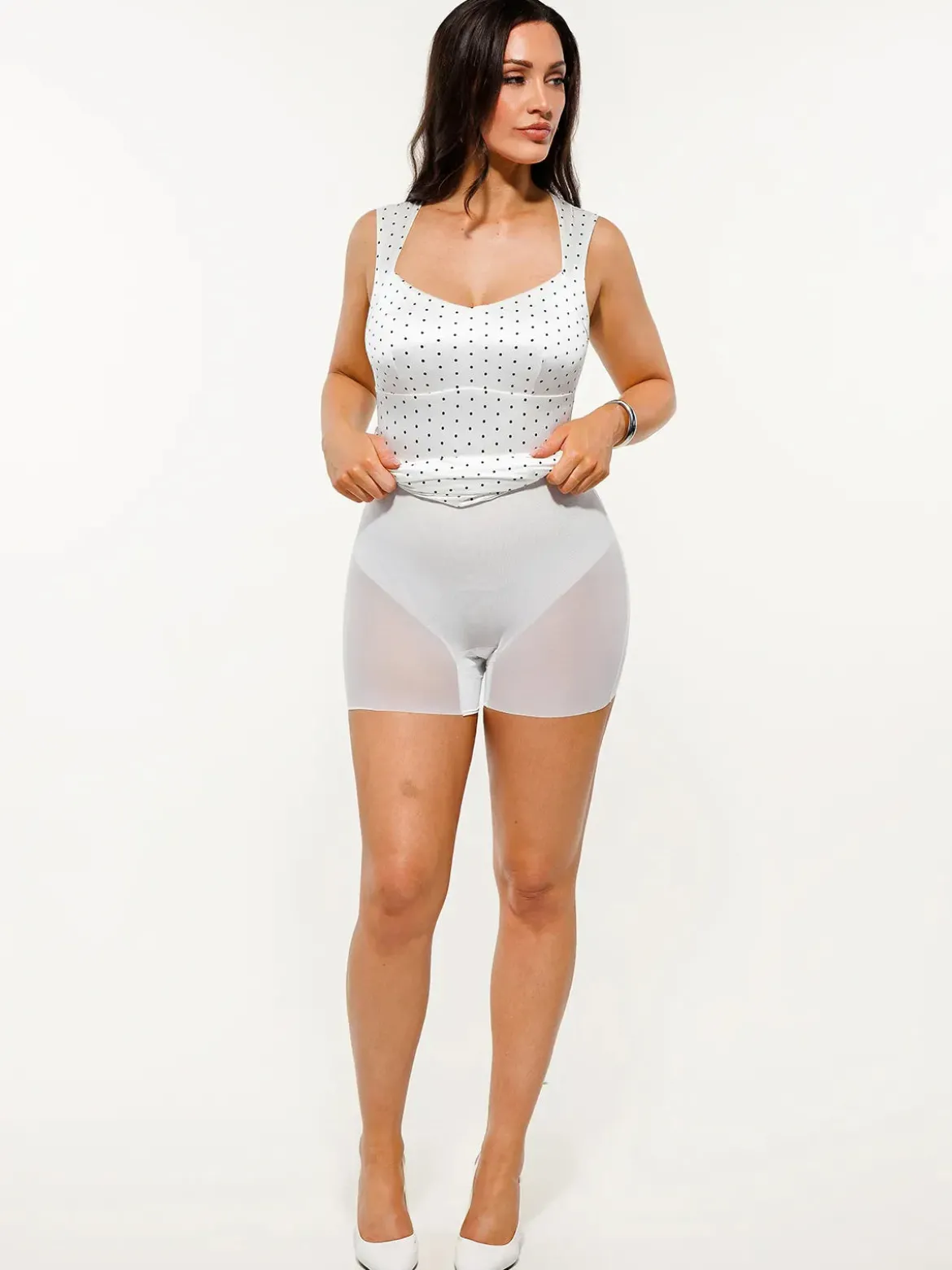 Shapewear Sweetheart Neckline Fit & Flare Mini Dress