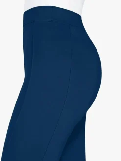 Velvet Wide-Leg Sculpting Trousers
