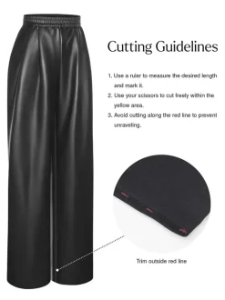 Velvet Wide-Leg Sculpting Trousers