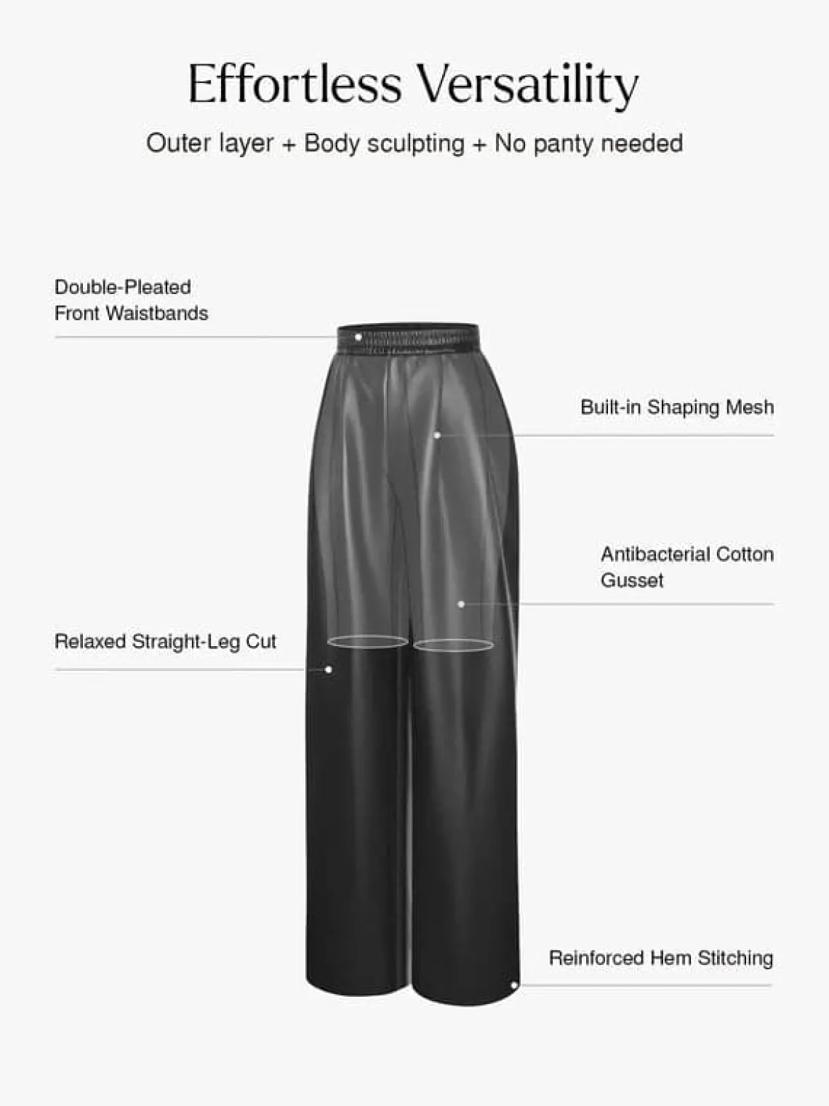 Velvet Wide-Leg Sculpting Trousers